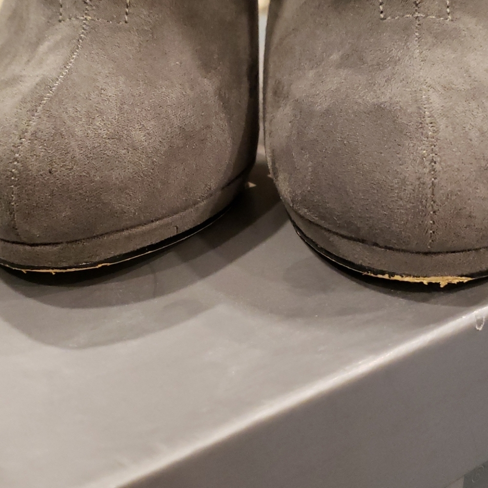 🌺Grey Bootie Heel - Picture 6 of 7